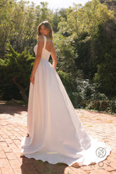 Nox Anabel JW-981 Classic Satin Wedding Gown